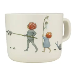 Elsa Beskow Tomtebobarnen mugg 25 cl, Vit