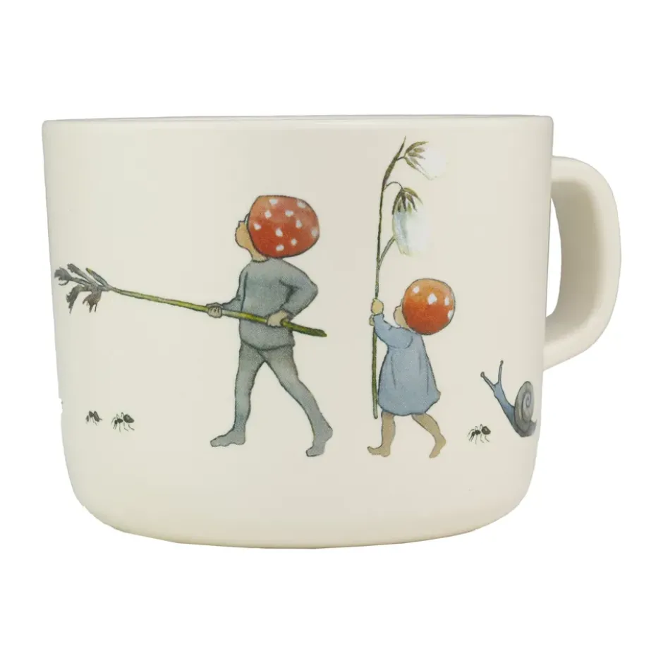 Elsa Beskow Tomtebobarnen mugg 25 cl, Vit