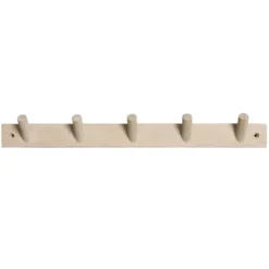 Else klädhängare natur, 5 knoppar