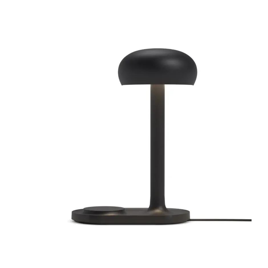 Emendo bordslampa med Qi-laddare, Black