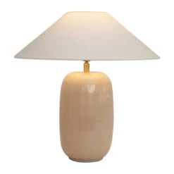 Emily lampfot Ø12x28,5 cm, Beige