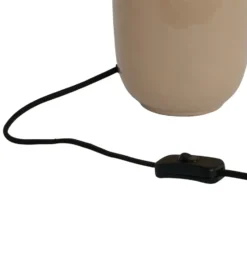 Emily lampfot Ø12x28,5 cm, Beige