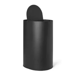 Enkel soptunna large, Black