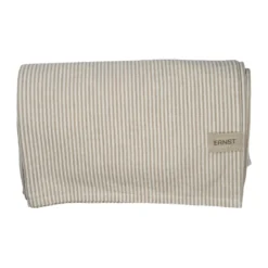 Ernst bordsduk smala ränder 145x300 cm, Beige-vit