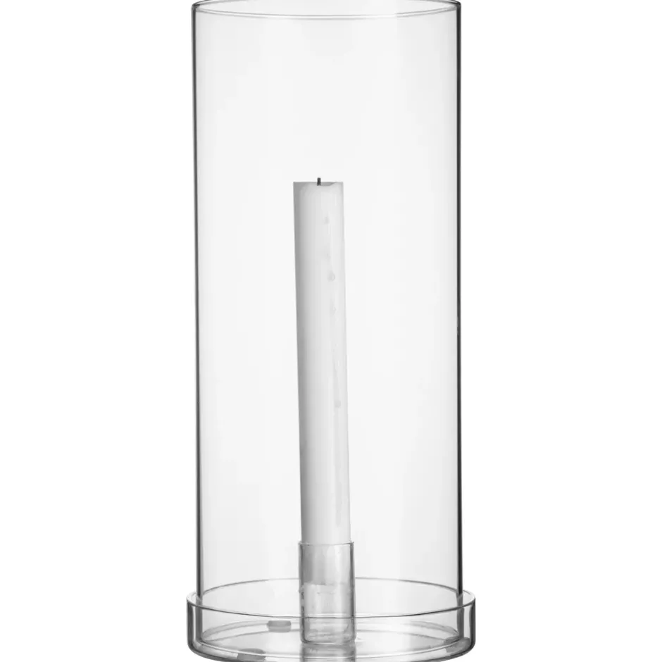 Ernst glaslykta för kronljus 29 cm, Klar