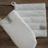 Ernst grytvante randig, Beige-vit rand