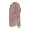 Ernst grytvante randig, Röd-beige