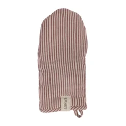 Ernst grytvante randig, Röd-beige