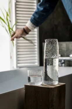 Ernst karaff bubbligt glas 1 L, Klar