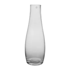 Ernst karaff räfflat glas, Klar, Ø10x28 cm