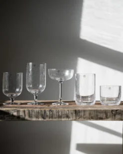 Ernst ölglas bubbligt glas 45 cl 2-pack, Klar