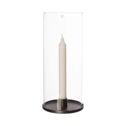 Ernst ljuslykta för kronljus 28 cm, Svart aluminium