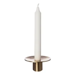 Ernst ljusstake borstad mässing Ø9,2 cm, 4 cm