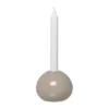 Ernst ljusstake glas Ø11 cm, Beige