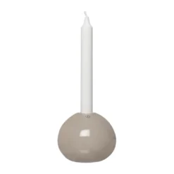 Ernst ljusstake glas Ø11 cm, Beige
