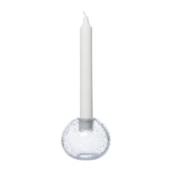 Ernst ljusstake glas Ø9 cm, Bubblor