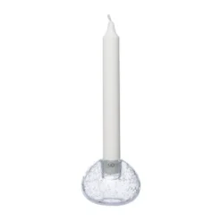 Ernst ljusstake glas Ø7,5 cm, Bubblor