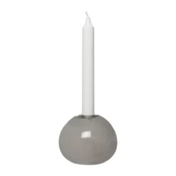 Ernst ljusstake glas Ø11 cm, Grå