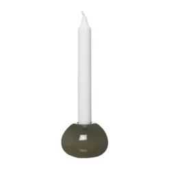 Ernst ljusstake glas Ø7,5 cm, Grön