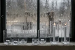 Ernst ljusstake i glas, Ø11x25 cm