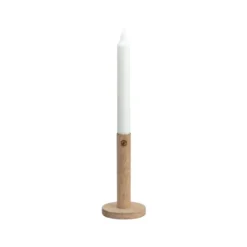 Ernst ljusstake i trä 15 cm, Natur
