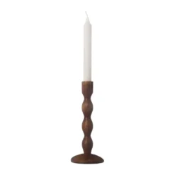Ernst ljusstake Ø9x21 cm, Mörkbrun