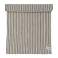 Ernst löpare randig 45x150, Grön-beige