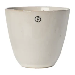 Ernst mugg utan öra 8 cm, Naturvit