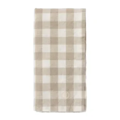 Ernst servett rutig 40x40 cm, Beige-vit