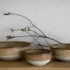 Ernst skål, Brun-natur botten, Ø8 cm