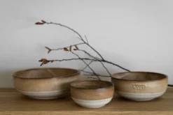 Ernst skål, Brun-natur botten, Ø8 cm