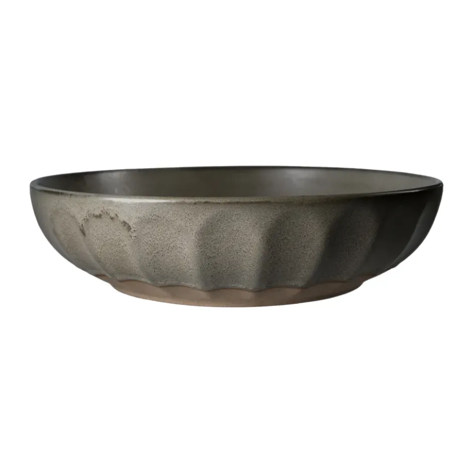 Ernst skål stengods, Grå-natur, Ø24 cm