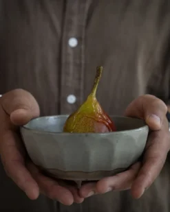 Ernst skål stengods, Grå-natur, Ø16 cm