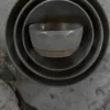 Ernst skål stengods, Grå-natur, Ø12 cm