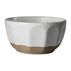 Ernst skål stengods, Vit-natur, Ø12 cm