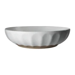 Ernst skål stengods, Vit-natur, Ø24 cm