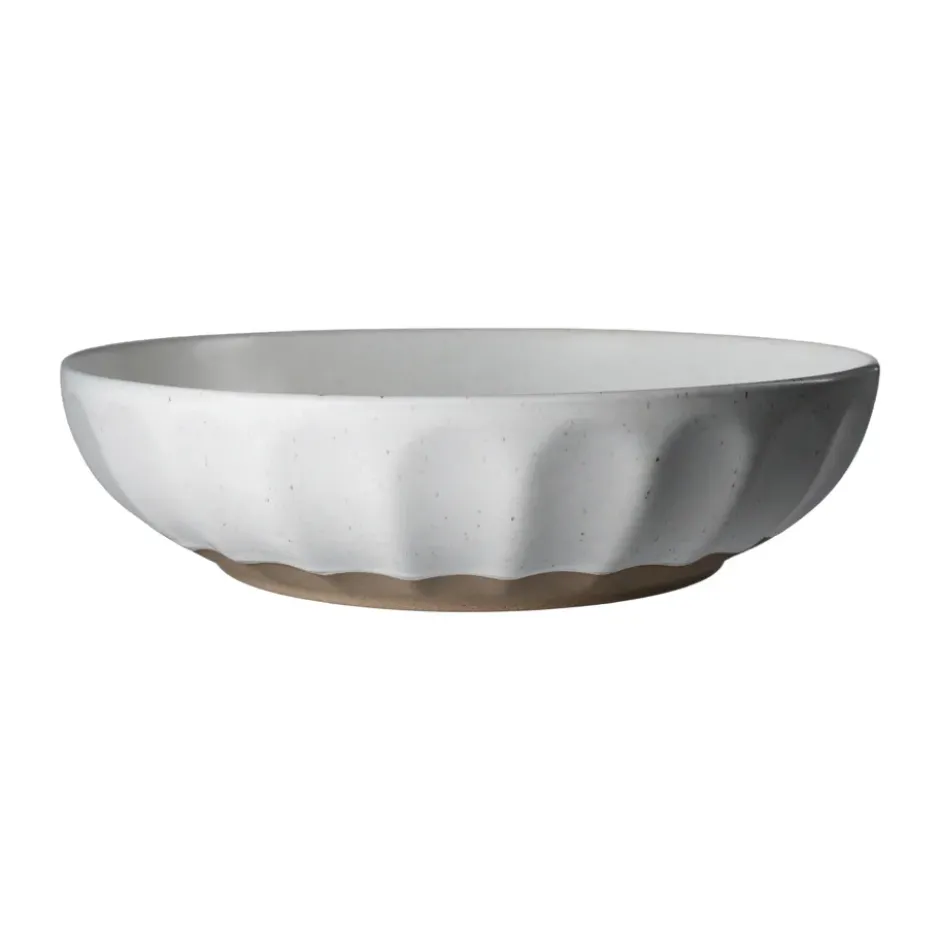 Ernst skål stengods, Vit-natur, Ø24 cm
