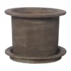 Ernst terracotta kruka med fat, Ø18x14 cm