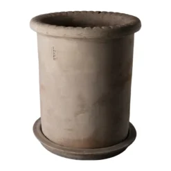 Ernst terrakotta kruka med fat, Ø25x28 cm