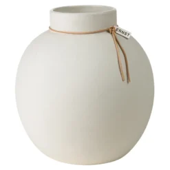 Ernst vas stengods vit, 22 cm