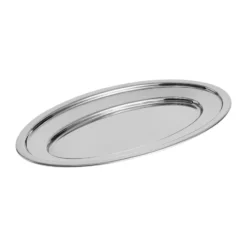 Essential Steel serveringsfat, Rostfritt stål, ovalt, medium