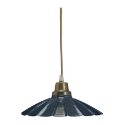 Ester fönsterlampa, Blå, Ø24x12 cm