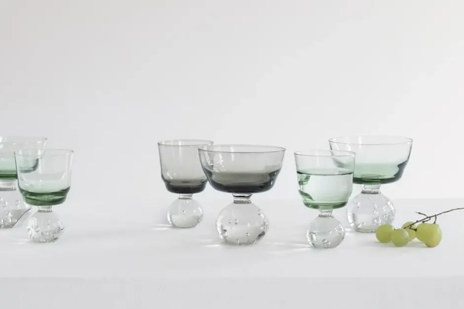 Eternal snow stem glas S Ø6,3 cm, Green