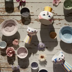 Eva kruka på fot Ø15,5 cm, Rosa