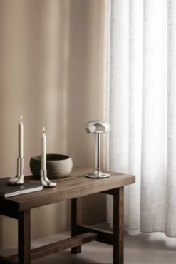 Eva Solo Mellow ljusstake 17 cm, Silver