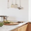 Eva Trio köksstång med 6 st S-krokar, Polished steel