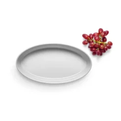 Eva Trio Legio Nova skål oval, White, 26 cm