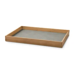 Even teakbricka square M, Nupo light grey