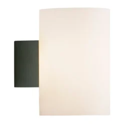 Evoke vägglampa large, Antracit-opalglas