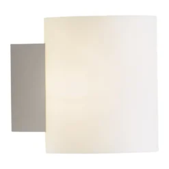 Evoke vägglampa small, Vit-opal glas